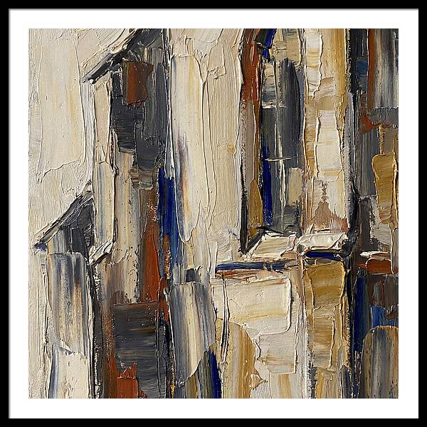 Historic Chapel In Palette Knife Style