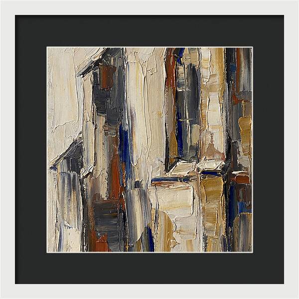 Historic Chapel In Palette Knife Style