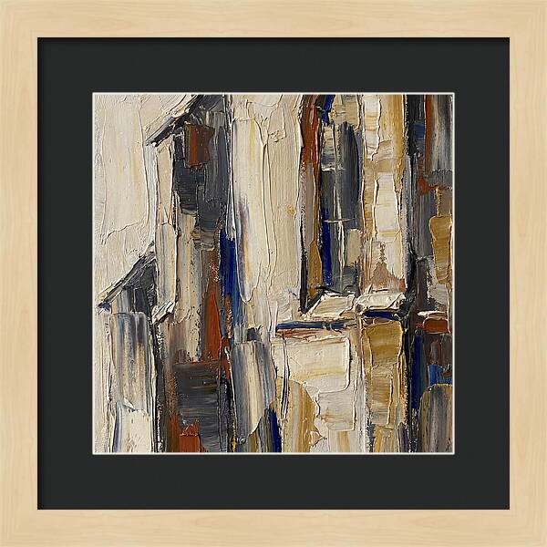 Historic Chapel In Palette Knife Style