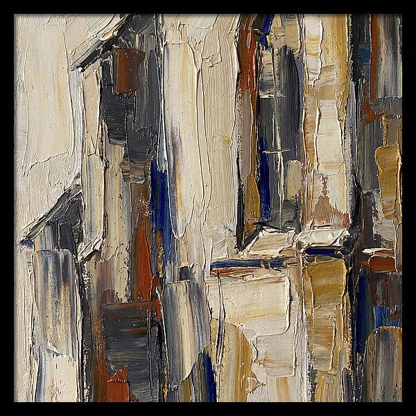 Historic Chapel In Palette Knife Style
