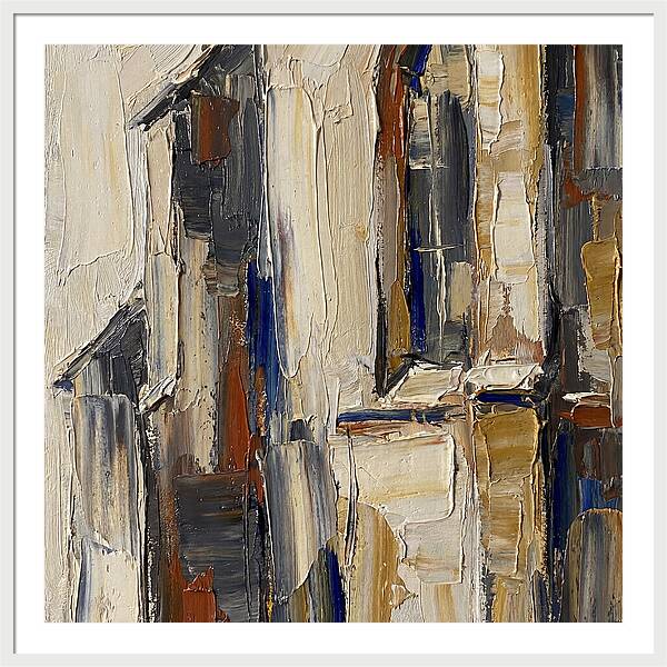 Historic Chapel In Palette Knife Style