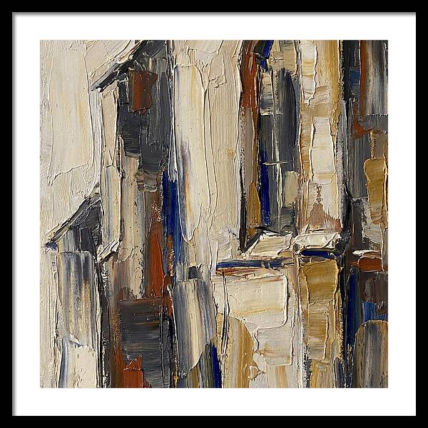 Historic Chapel In Palette Knife Style