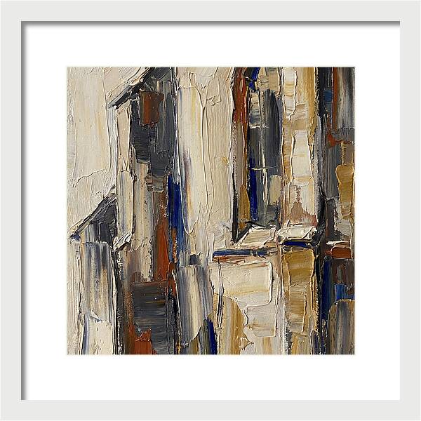 Historic Chapel In Palette Knife Style