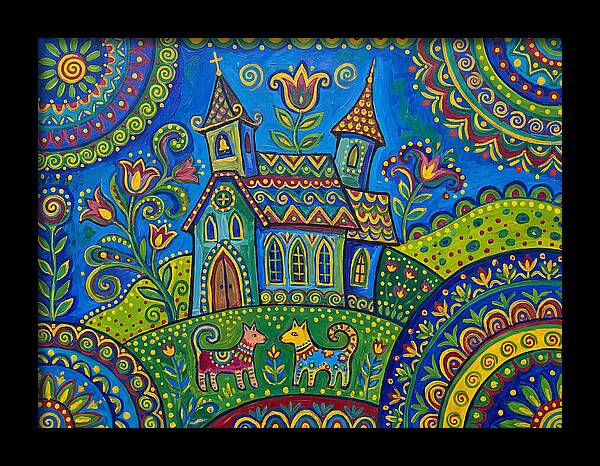 Historic Chapel Surrounded By Nature