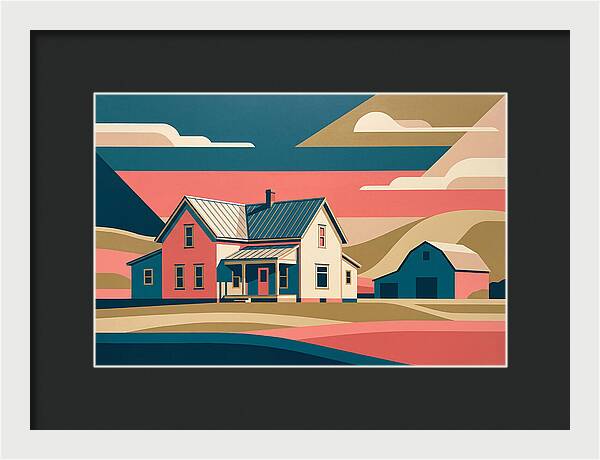 Historic Farmhouse Landscape
