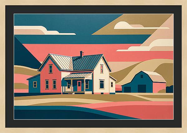 Historic Farmhouse Landscape
