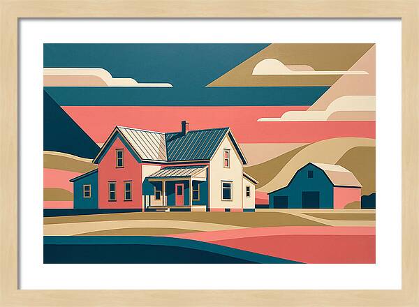Historic Farmhouse Landscape
