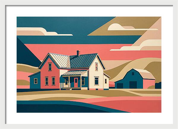 Historic Farmhouse Landscape