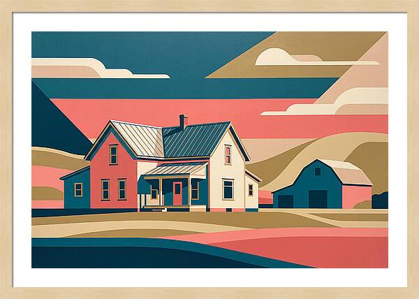 Historic Farmhouse Landscape