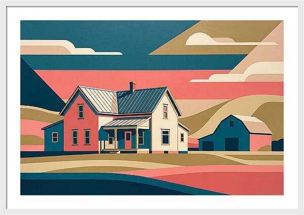 Historic Farmhouse Landscape