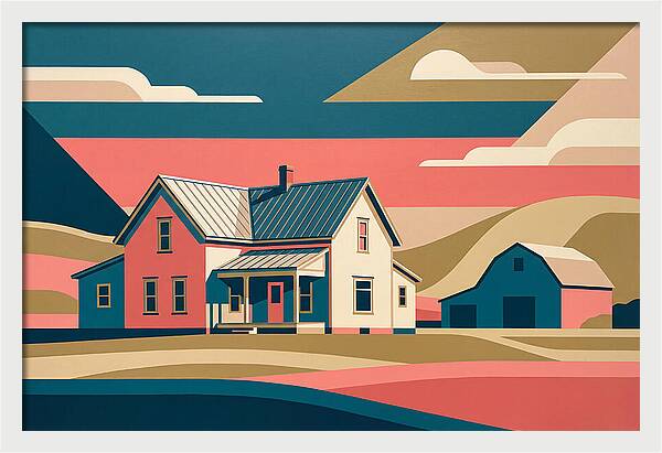 Historic Farmhouse Landscape
