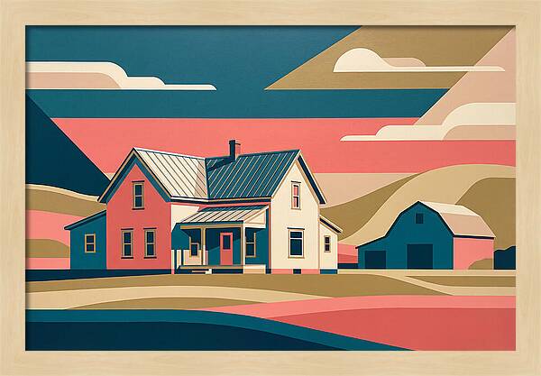Historic Farmhouse Landscape