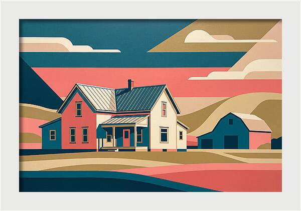 Historic Farmhouse Landscape