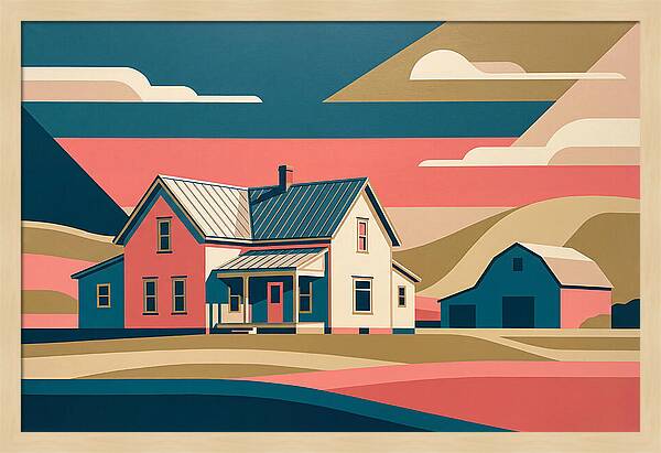 Historic Farmhouse Landscape