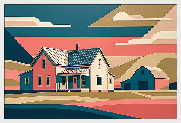 Historic Farmhouse Landscape