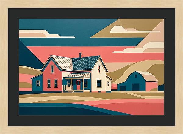 Historic Farmhouse Landscape