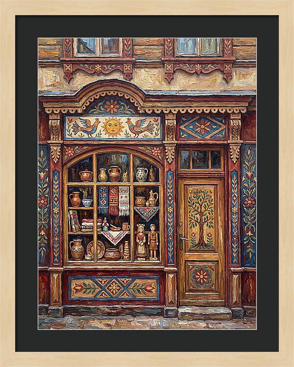 Historic Folk Storefront Charm
