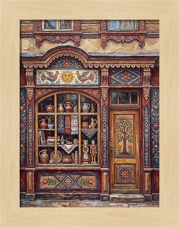 Historic Folk Storefront Charm