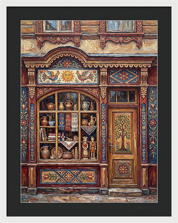 Historic Folk Storefront Charm