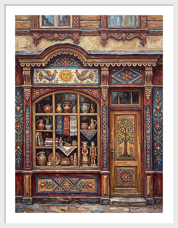 Historic Folk Storefront Charm