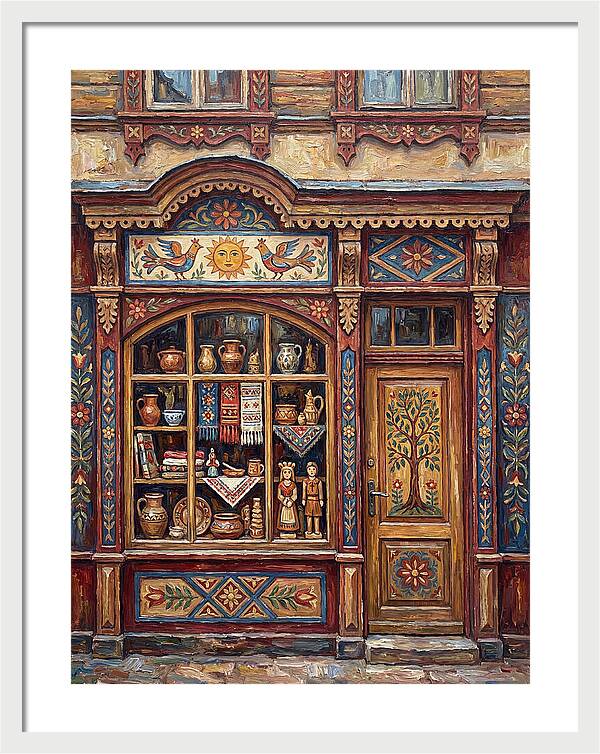 Historic Folk Storefront Charm