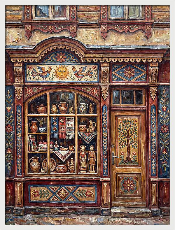 Historic Folk Storefront Charm