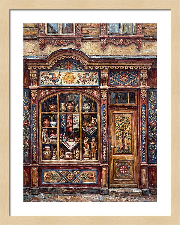 Historic Folk Storefront Charm