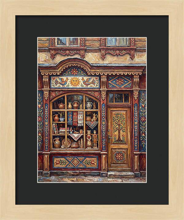 Historic Folk Storefront Charm