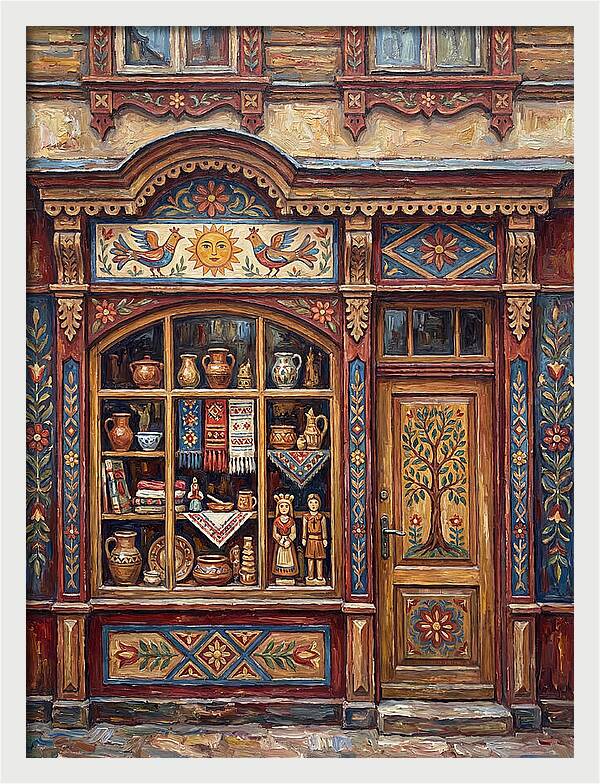 Historic Folk Storefront Charm