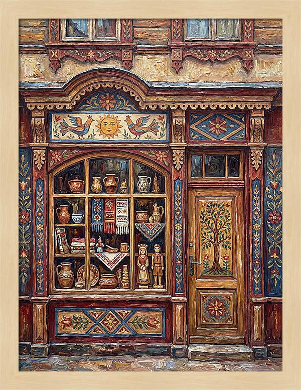 Historic Folk Storefront Charm