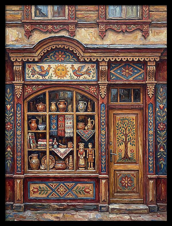 Historic Folk Storefront Charm