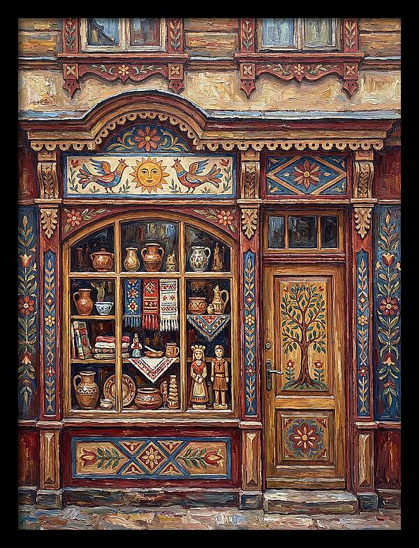 Historic Folk Storefront Charm
