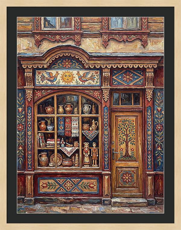 Historic Folk Storefront Charm