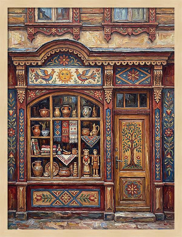 Historic Folk Storefront Charm
