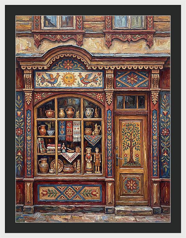 Historic Folk Storefront Charm
