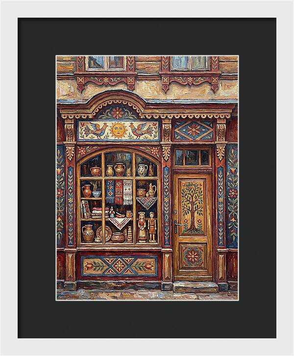 Historic Folk Storefront Charm