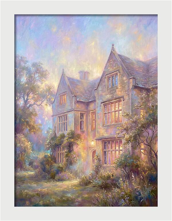 Historic House At Dusk