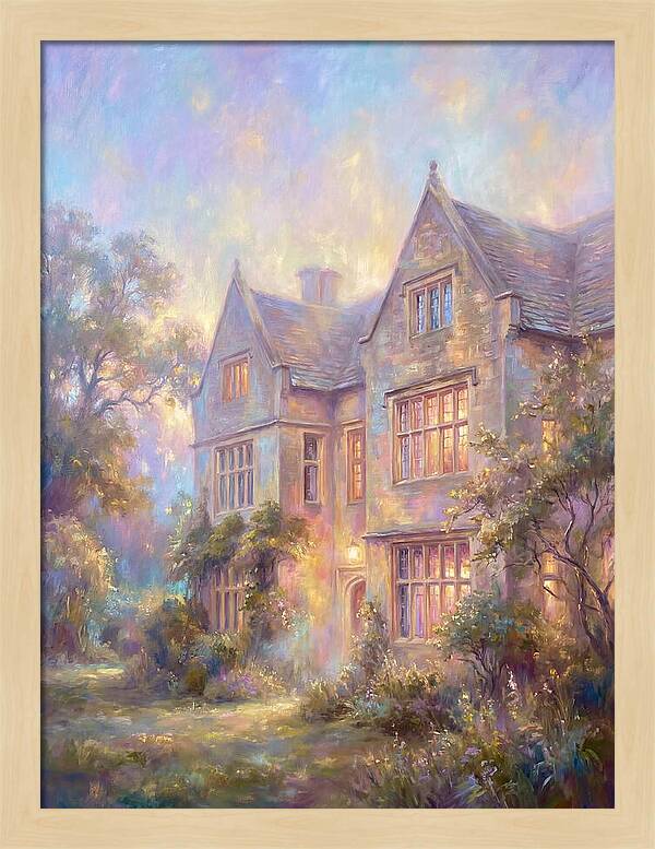Historic House At Dusk