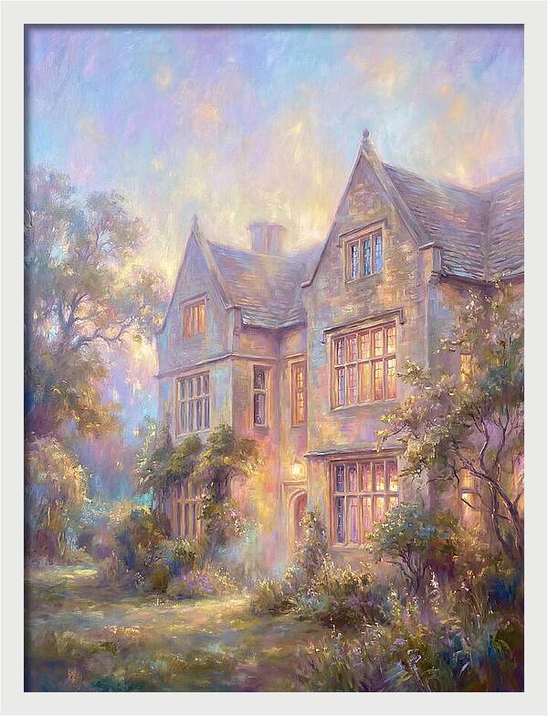 Historic House At Dusk