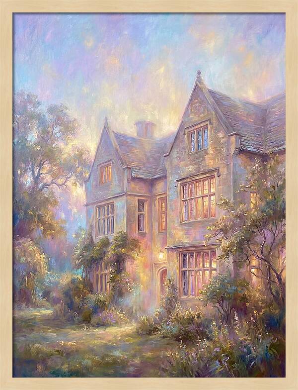 Historic House At Dusk