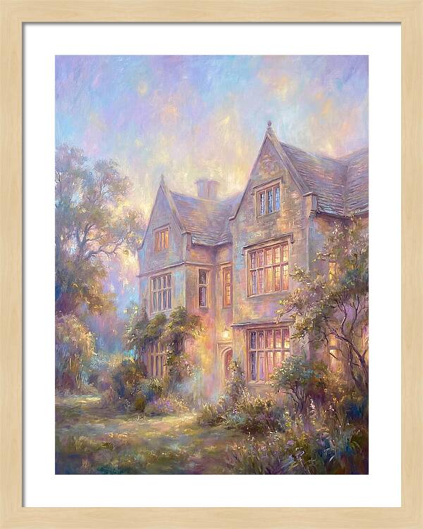 Historic House At Dusk