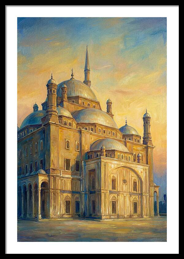 Historic Mosque At Dusk