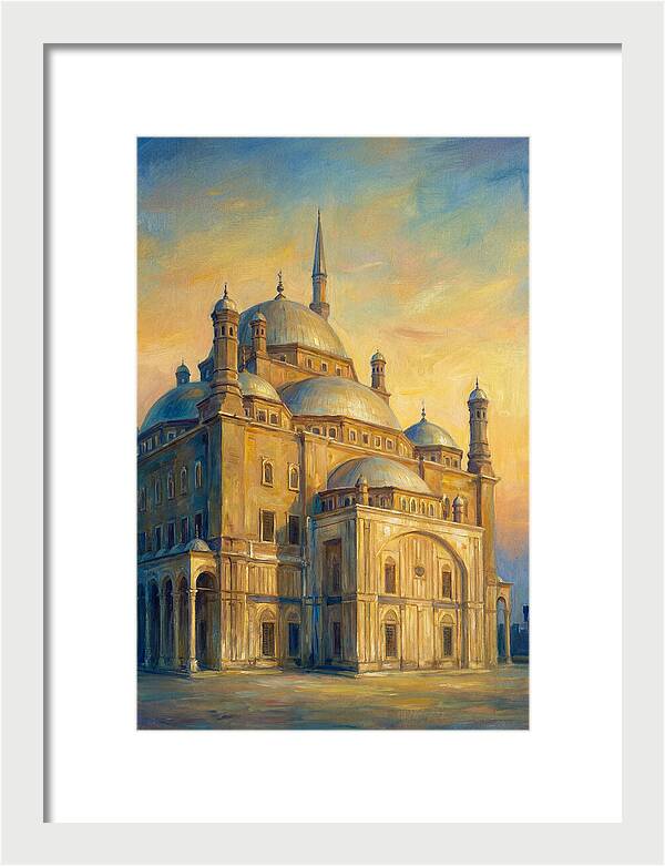 Historic Mosque At Dusk