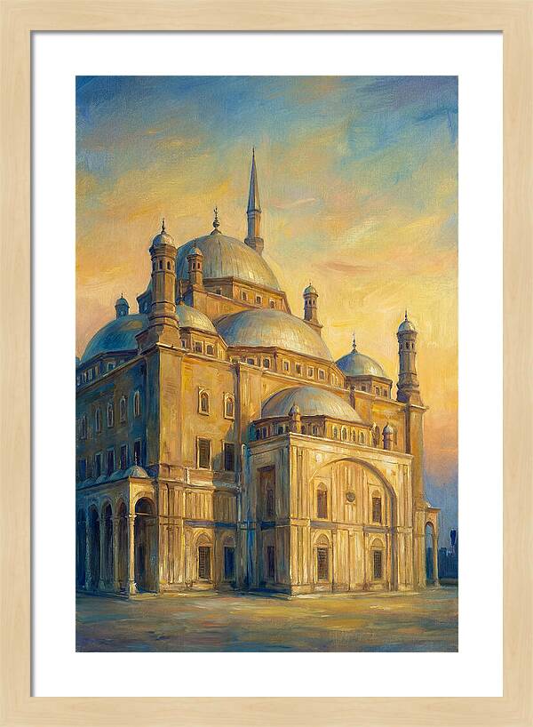 Historic Mosque At Dusk