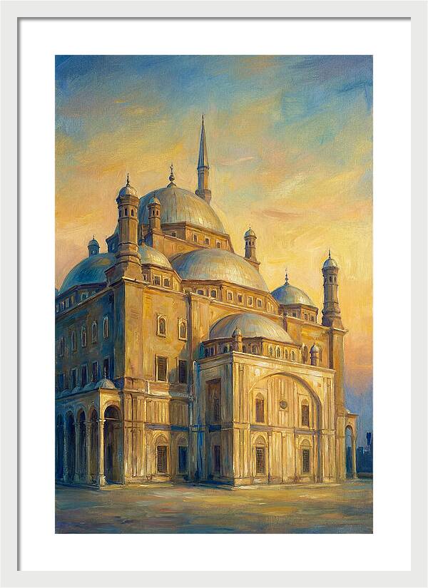 Historic Mosque At Dusk