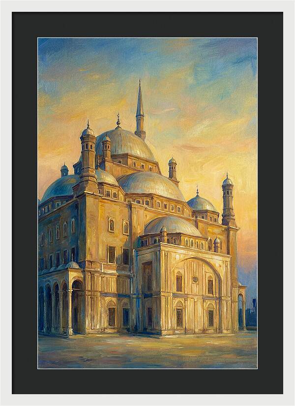 Historic Mosque At Dusk