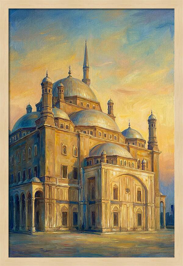 Historic Mosque At Dusk