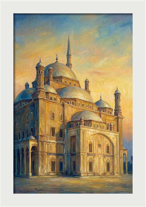Historic Mosque At Dusk