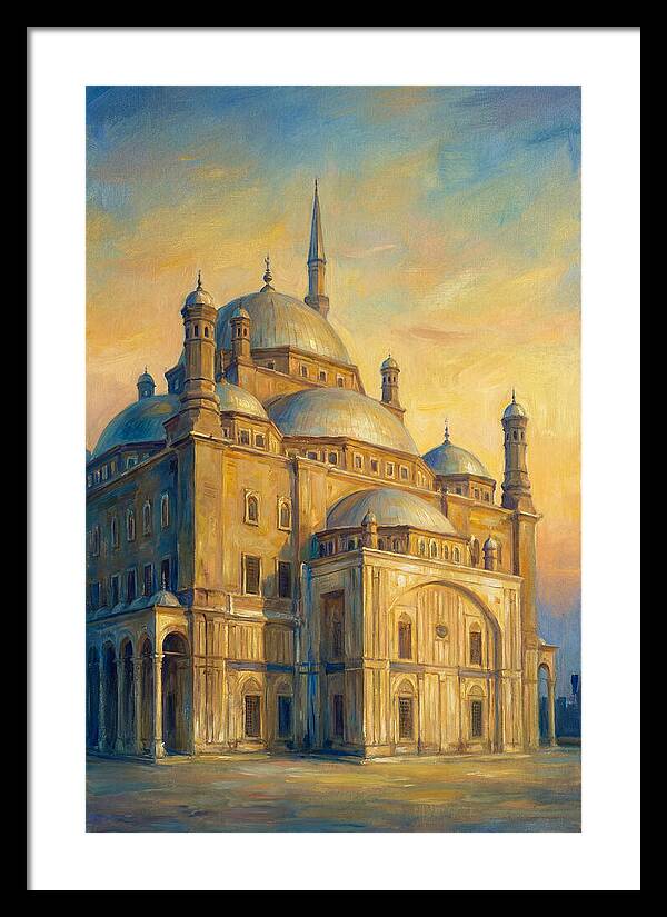 Historic Mosque At Dusk