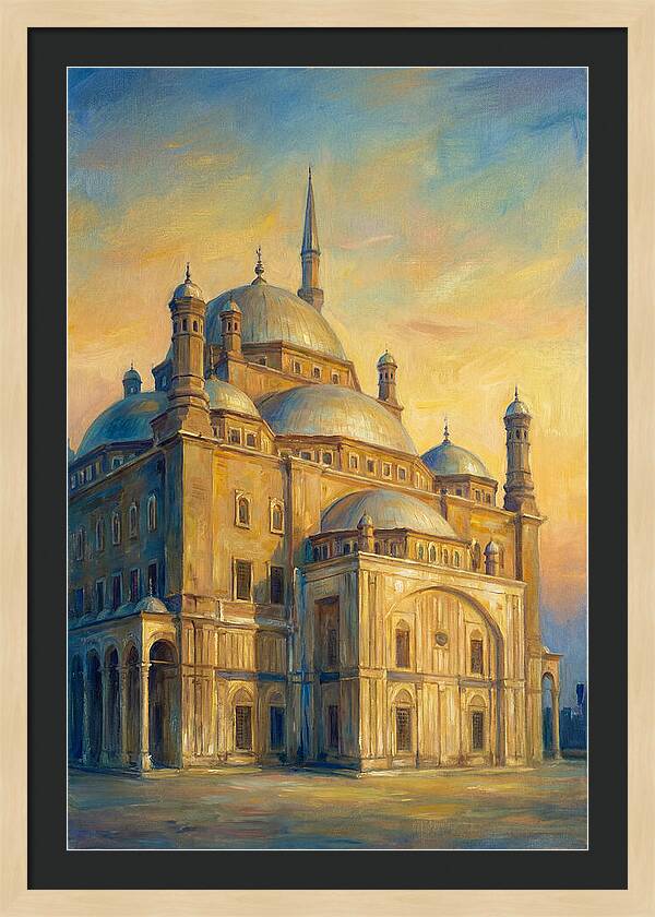 Historic Mosque At Dusk